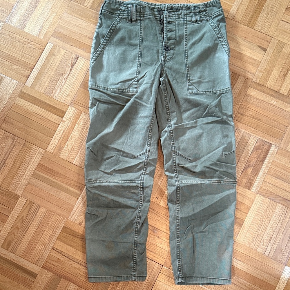 Pilcro Women's Olive Cargo Pants
